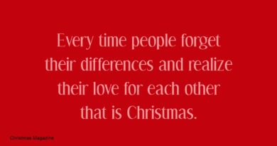 Every time people forget their differences and realize