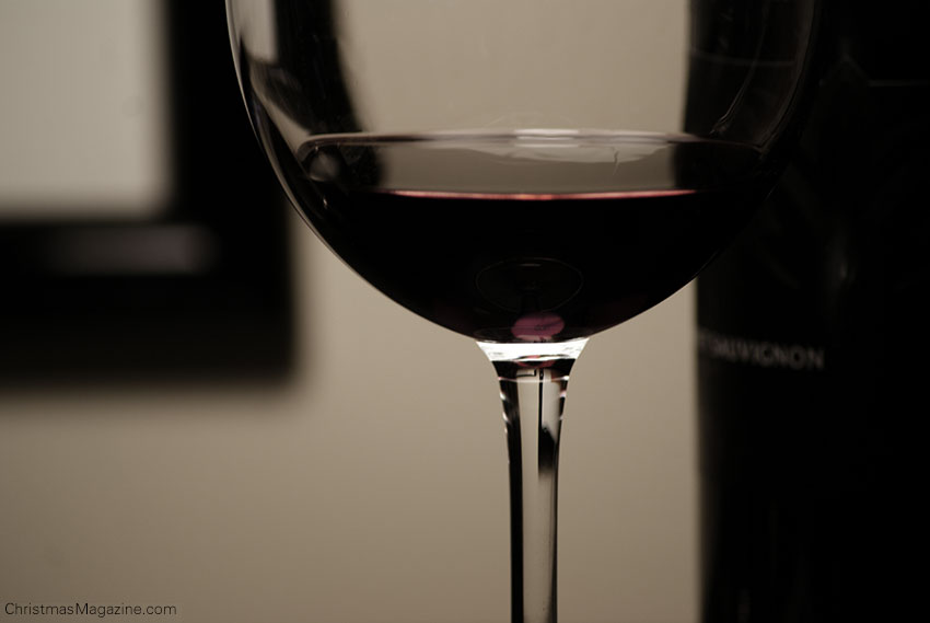 glass of red wine