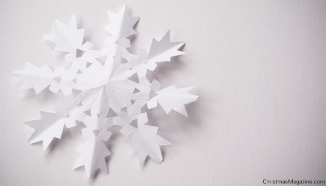paper snowflake, instructions