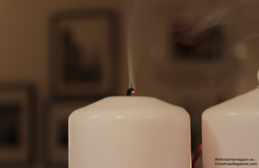 Christmas, blown out candle