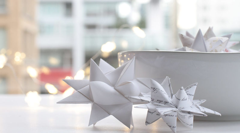 German paper Christmas star