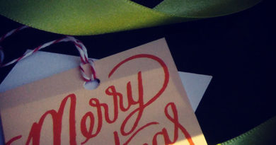merry Christmas gift tag