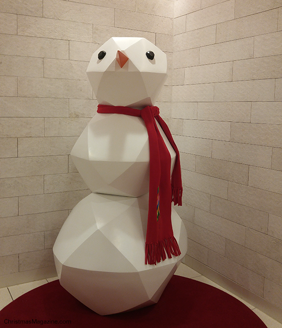 snowman at Nordstrom