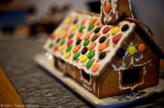 a most wonderful gingerbread house