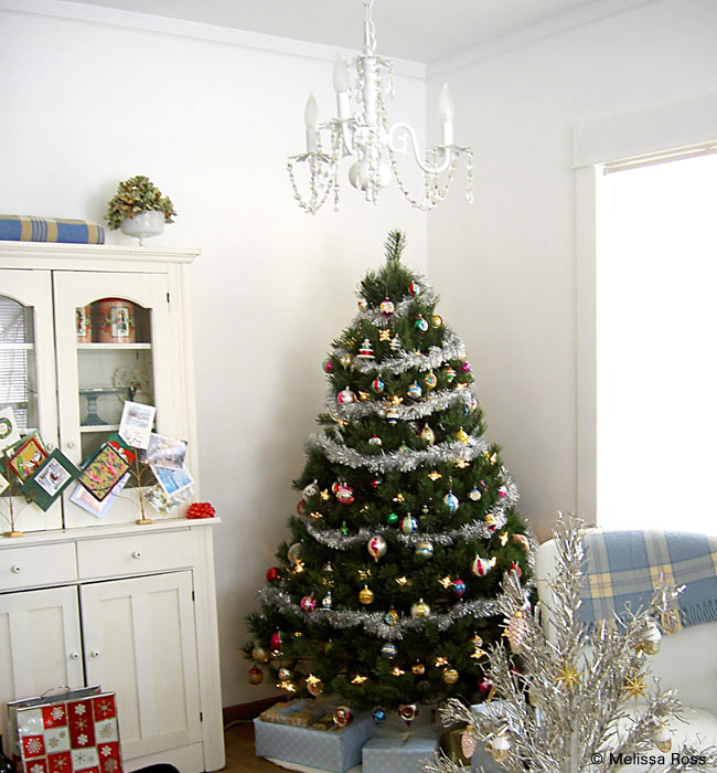 beautifully decorated Christmas tree