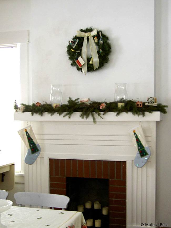 decorated mantle