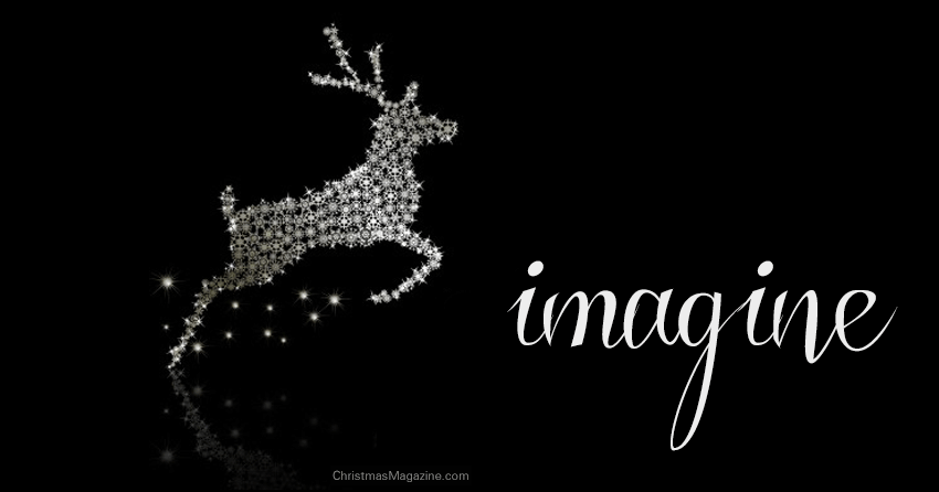 imagine glitter reindeer