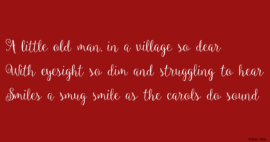 A little old man, in a village so dear - Adrian Gibb