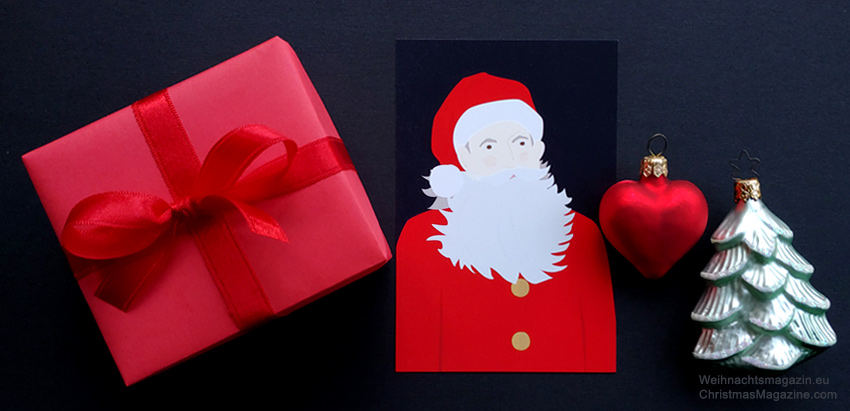Merry! Humbug! Christmas postcards, Christmas gift tags, Scrooge, Santa Claus