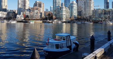 Vancouver, British Columbia, winter, Granville Island, False Creek