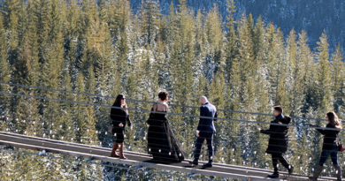 photoshoot, Squamish, British Columbia, evening fashion