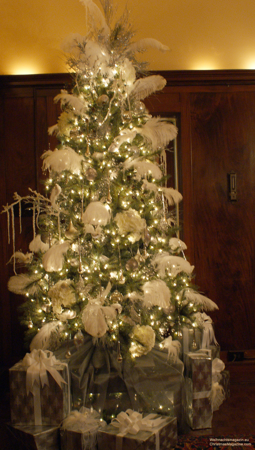 Hycroft Mansion, Vancouver, Christmas decorations, Christmas tree