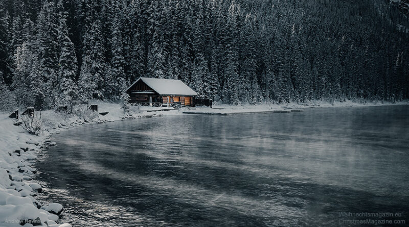 cabin in the woods, winter