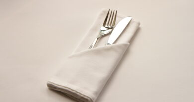napkin fold, instructions