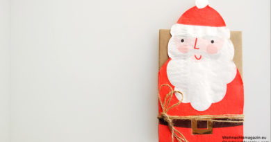 Santa napkin, gift wrap, Christmas