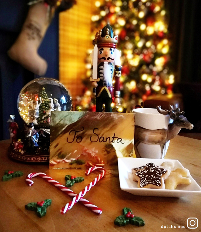 letter to Santa, nutcracker, Christmas tree, cookies