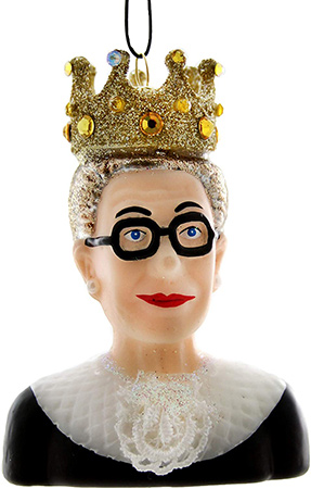 Ruth Bader Ginsburg, Christmas ornament, Cody Foster & Co Notorious RBG Ornament