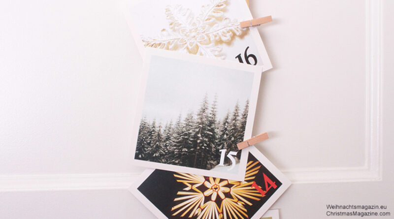 Instagram images Advent calendar, do it yourself