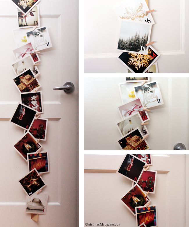 Instagram images Advent calendar, do it yourself