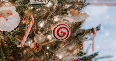 decorated Christmas tree