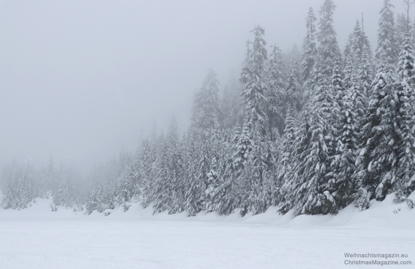 Alta Lake, Whistler, British Columbia, snowfall