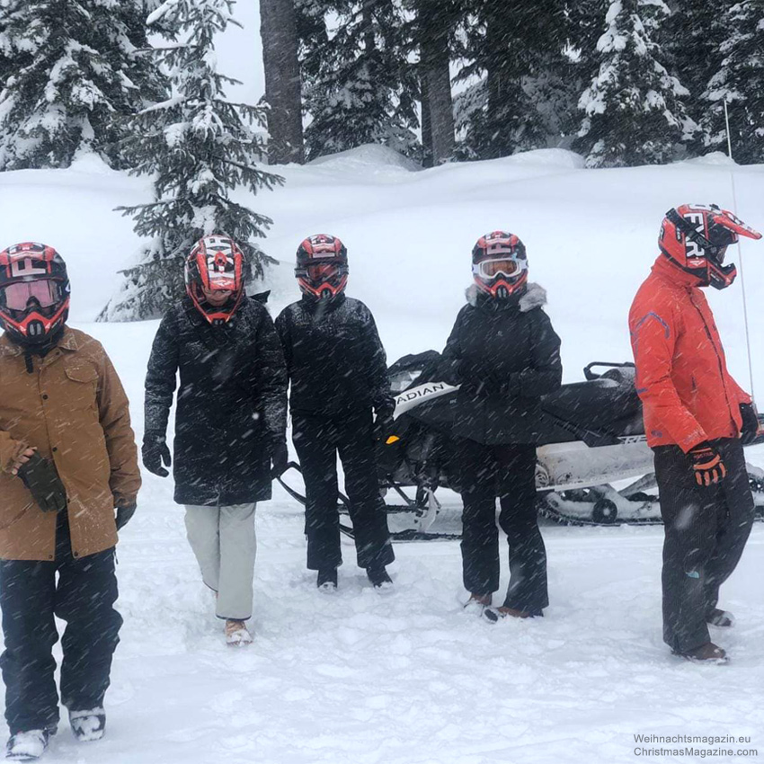 Alta Lake, Whistler, British Columbia, snowfall