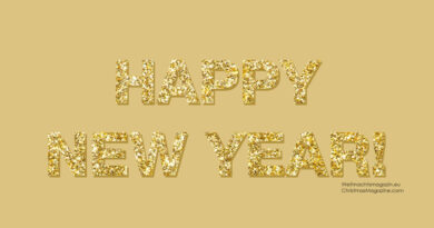 may it be a good one, happy new year, glitter