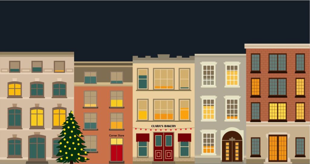 In the heart of New York City, on a snowy Christmas Eve, a dedicated baker named Clara found herself in a whirlwind of flour and sugar. The clock ticking relentlessly, she received a last-minute request from Mrs. Henderson, a wealthy socialite known for her extravagant Christmas parties.