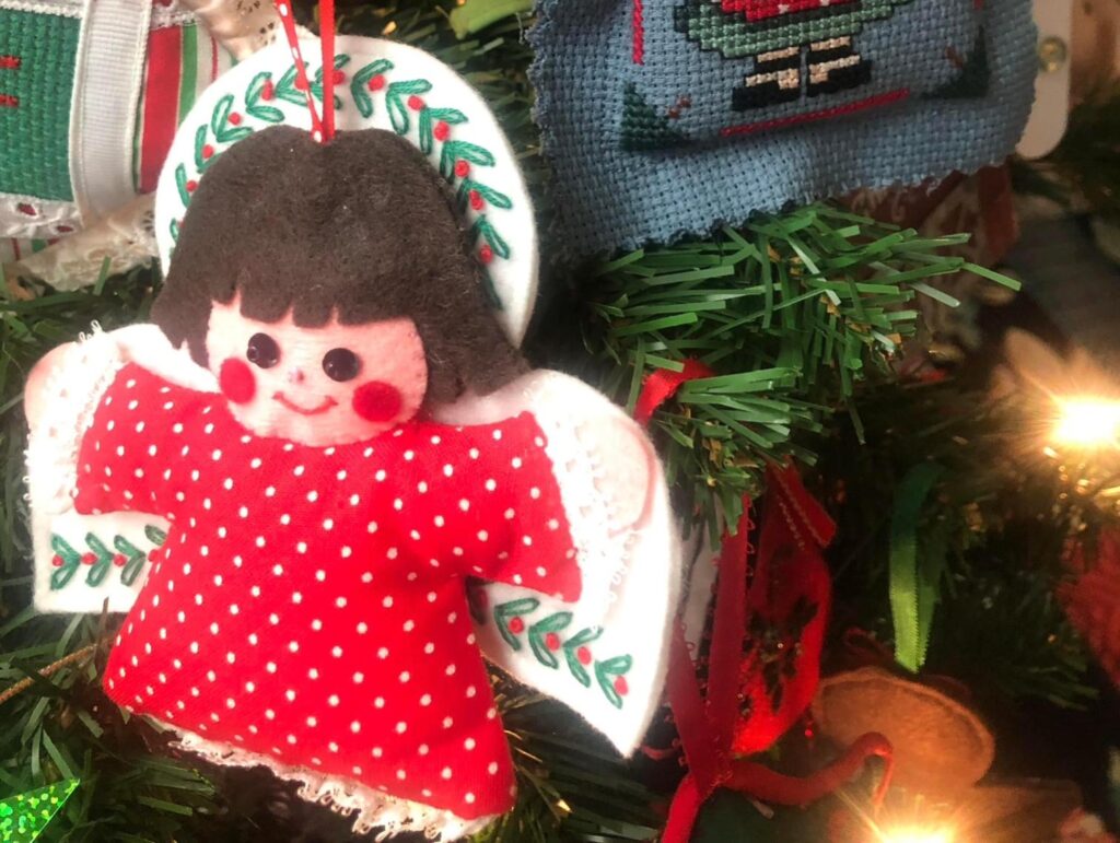 a beautiful handmade Christmas ornament