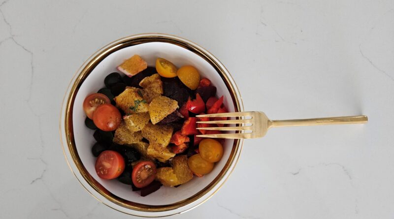 colourful winter salad